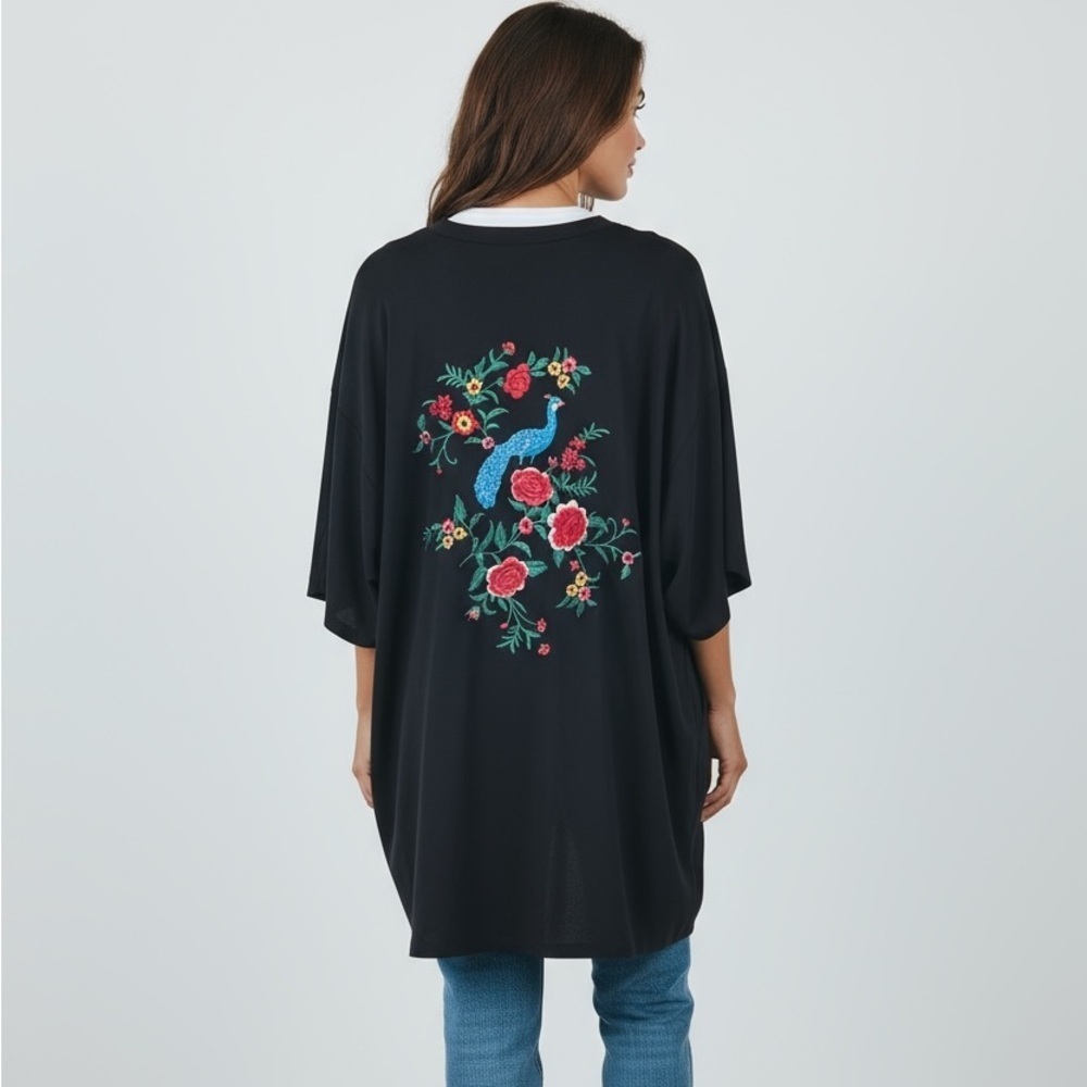 Forever 21 Black Contemporary Blouse